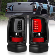 Load image into Gallery viewer, ANZO 1994-2001 Dodge Ram 1500 LED Taillights Plank Style Black w/Clear Lens ANZO ANZ311339