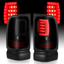 Load image into Gallery viewer, ANZO 1994-2001 Dodge Ram 1500 LED Taillights Plank Style Black w/Smoke Lens ANZO ANZ311340