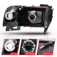 Load image into Gallery viewer, ANZO 1994-2001 Dodge Ram Crystal Headlights Black ANZO ANZ111067