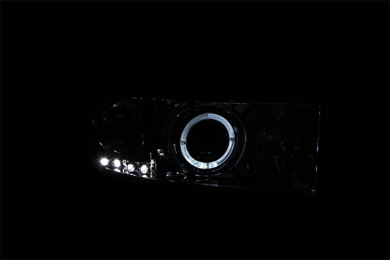 ANZO 1994-2001 Dodge Ram Projector Headlights w/ Halo Chrome ANZO ANZ111195