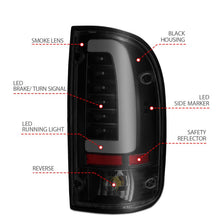 Load image into Gallery viewer, ANZO 1995-2000 Toyota Tacoma LED Taillights Black Housing Smoke Lens (Pair) ANZO ANZ311354