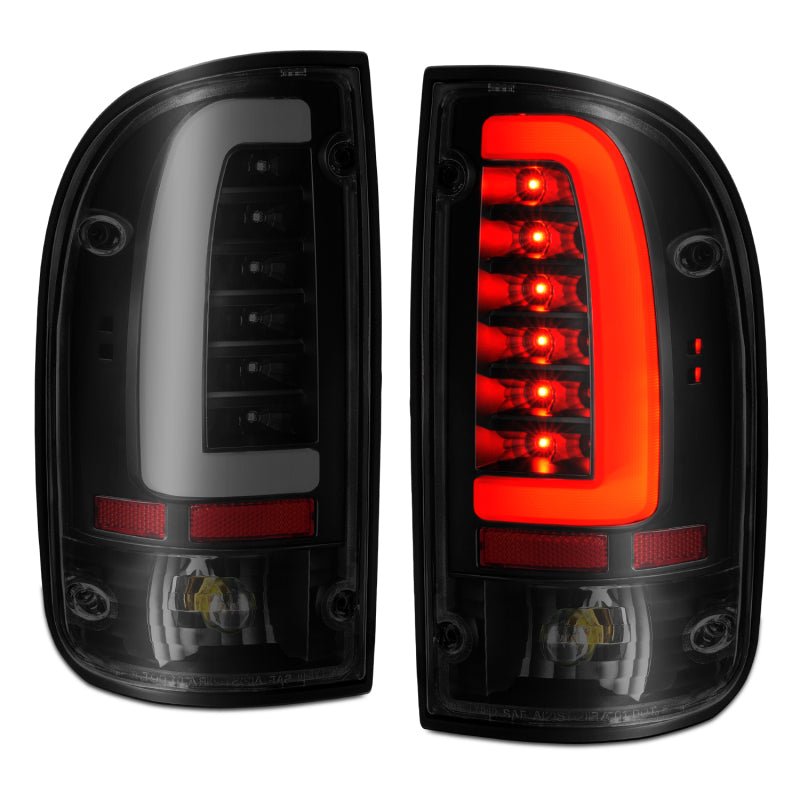 ANZO 1995-2000 Toyota Tacoma LED Taillights Black Housing Smoke Lens (Pair) ANZO ANZ311354