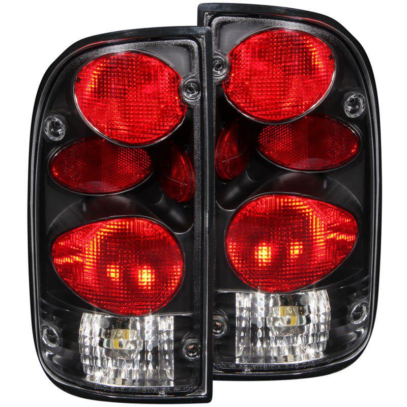 ANZO 1995-2000 Toyota Tacoma Taillights Black ANZO ANZ211129