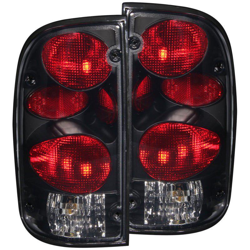 ANZO 1995-2000 Toyota Tacoma Taillights Dark Smoke G2 ANZO ANZ211180