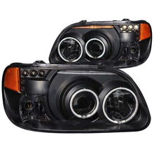 Load image into Gallery viewer, ANZO 1995-2001 Ford Explorer Projector Headlights w/ Halo Black 1 pc - Black Ops Auto Works