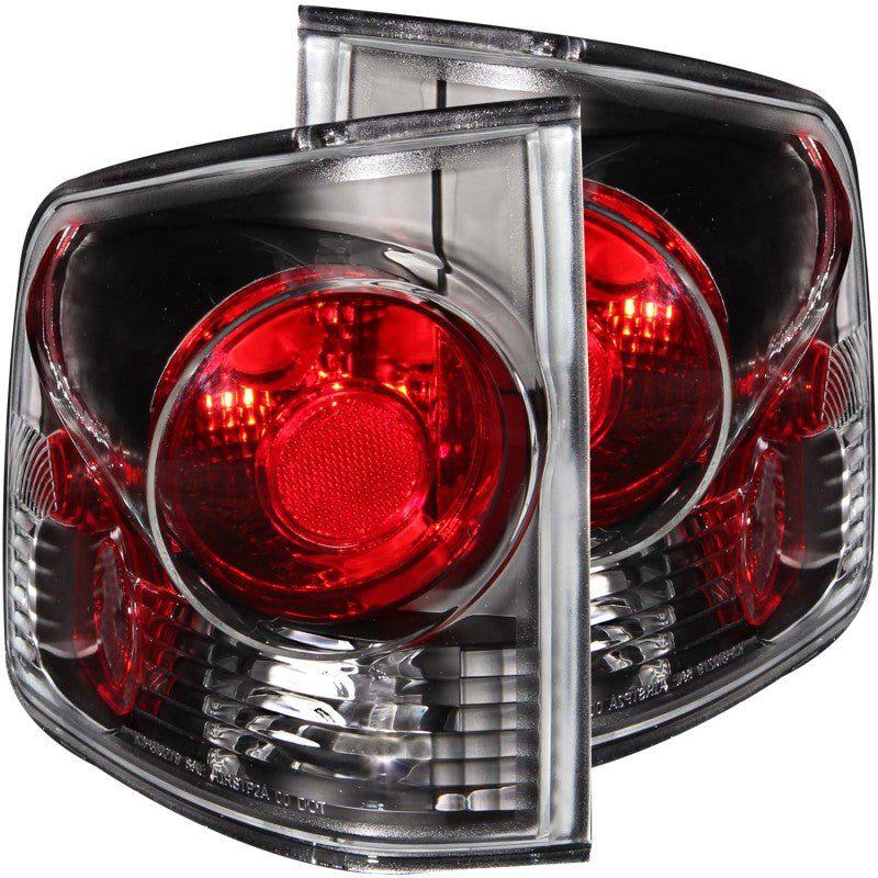 ANZO 1995-2005 Chevrolet S-10 Taillights Black 3D Style ANZO ANZ211034