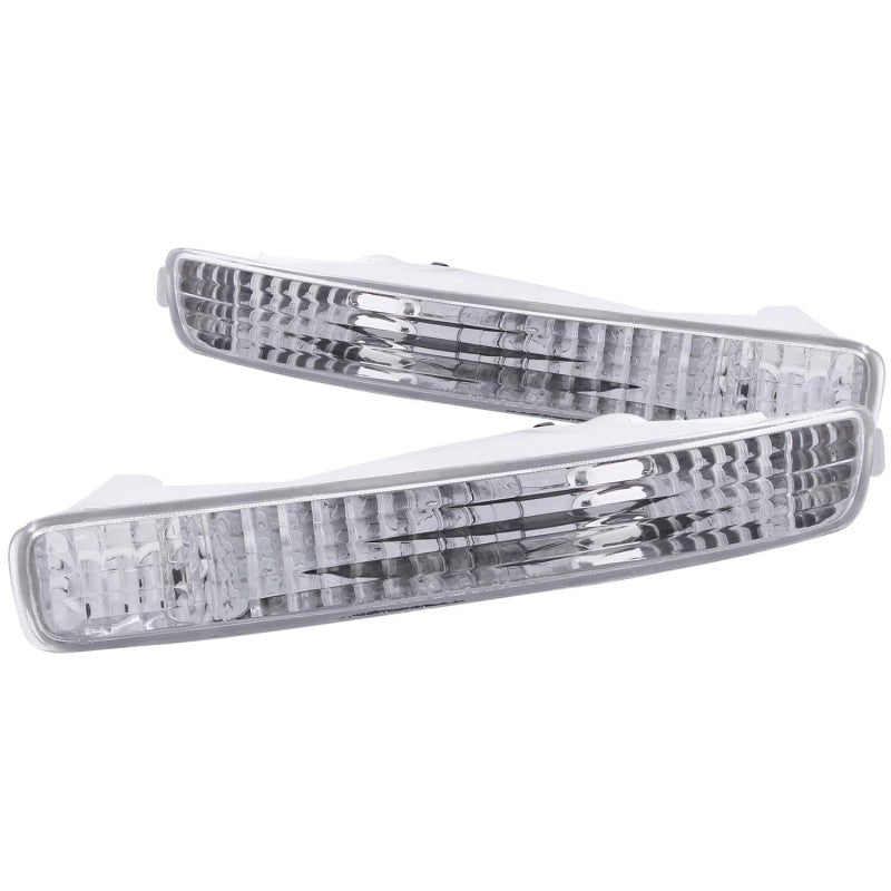 ANZO 1996-1997 Honda Accord Euro Parking Lights Chrome ANZO ANZ511009