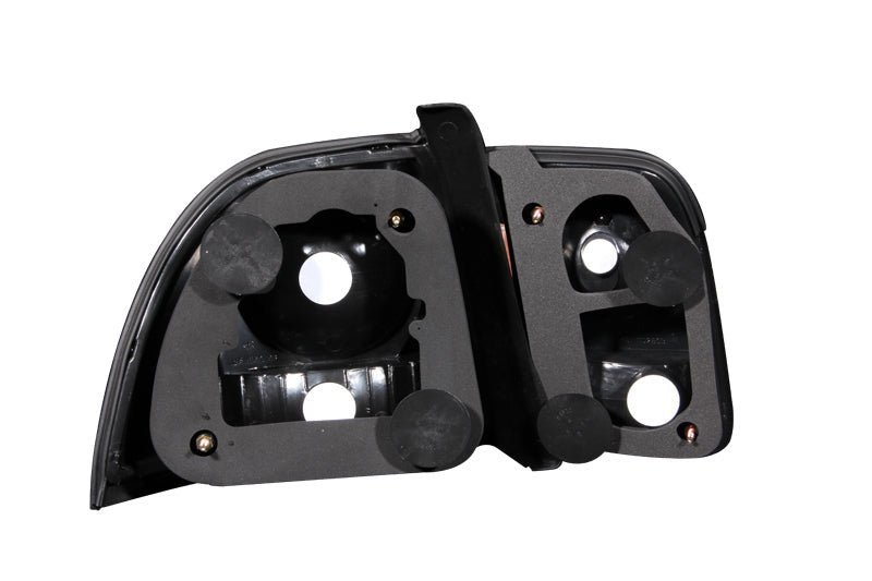 ANZO 1996-1997 Honda Accord Taillights Black - Black Ops Auto Works