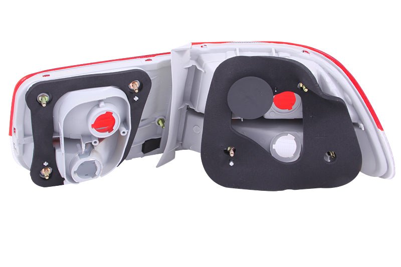 ANZO 1996-2000 Honda Civic Taillights Red/Clear - OEM 4pc ANZO ANZ221147