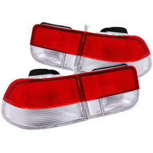 Load image into Gallery viewer, ANZO 1996-2000 Honda Civic Taillights Red/Clear - OEM 4pc - Black Ops Auto Works
