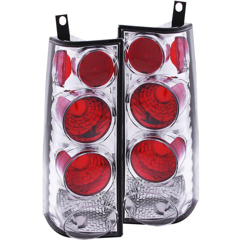 ANZO 1996-2002 Gmc Savana Taillights Chrome ANZO ANZ211147