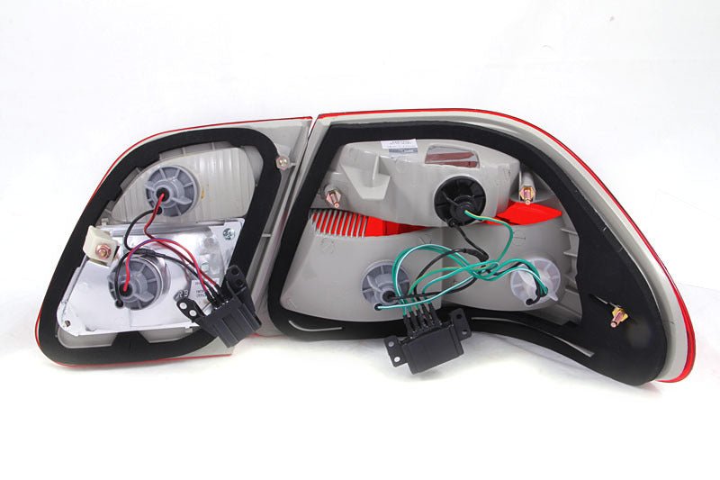 ANZO 1996-2002 Mercedes Benz E Class W210 Taillights Red/Smoke G2 ANZO ANZ221207