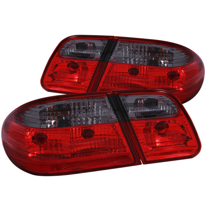 ANZO 1996-2002 Mercedes Benz E Class W210 Taillights Red/Smoke G2 - Black Ops Auto Works