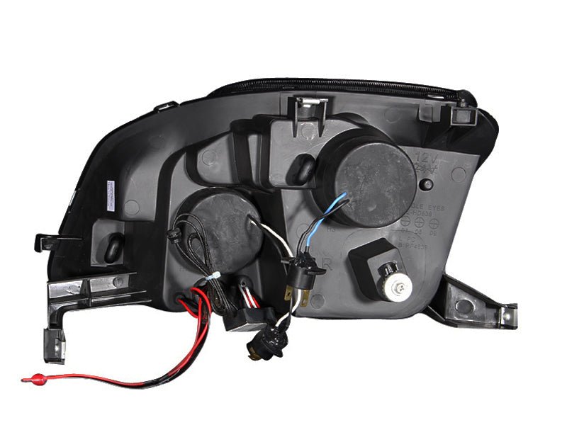 ANZO 1997-2001 Honda Prelude Projector Headlights w/ Halo Chrome w/ LED ANZO ANZ121342