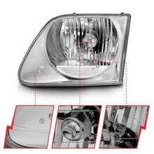 Load image into Gallery viewer, ANZO 1997-2003 Ford F-150 Crystal Headlights Chrome ANZO ANZ111030