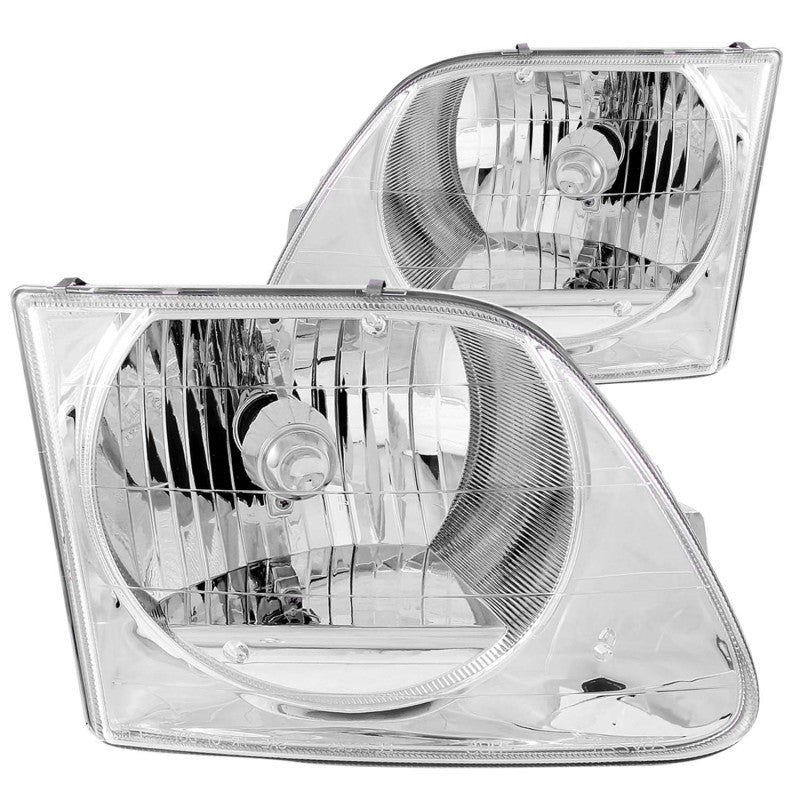 ANZO 1997-2003 Ford F-150 Crystal Headlights Chrome ANZO ANZ111030