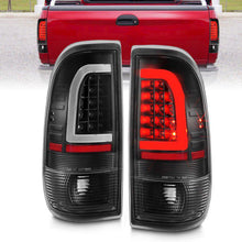 Load image into Gallery viewer, ANZO 1997-2003 Ford F-150 LED Tail Lights w/ Light Bar Black Housing Clear Lens ANZO ANZ311377