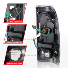 Load image into Gallery viewer, ANZO 1997-2003 Ford F-150 LED Tail Lights w/ Light Bar Black Housing Clear Lens ANZO ANZ311377