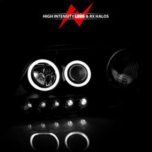 Load image into Gallery viewer, ANZO 1997-2003 Ford F-150 Projector Headlights w/ Halo Black (CCFL) ANZO ANZ111097
