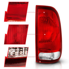 Load image into Gallery viewer, ANZO 1997-2003 Ford F-150 Taillight Red/Clear Lens (OE Replacement) - Black Ops Auto Works