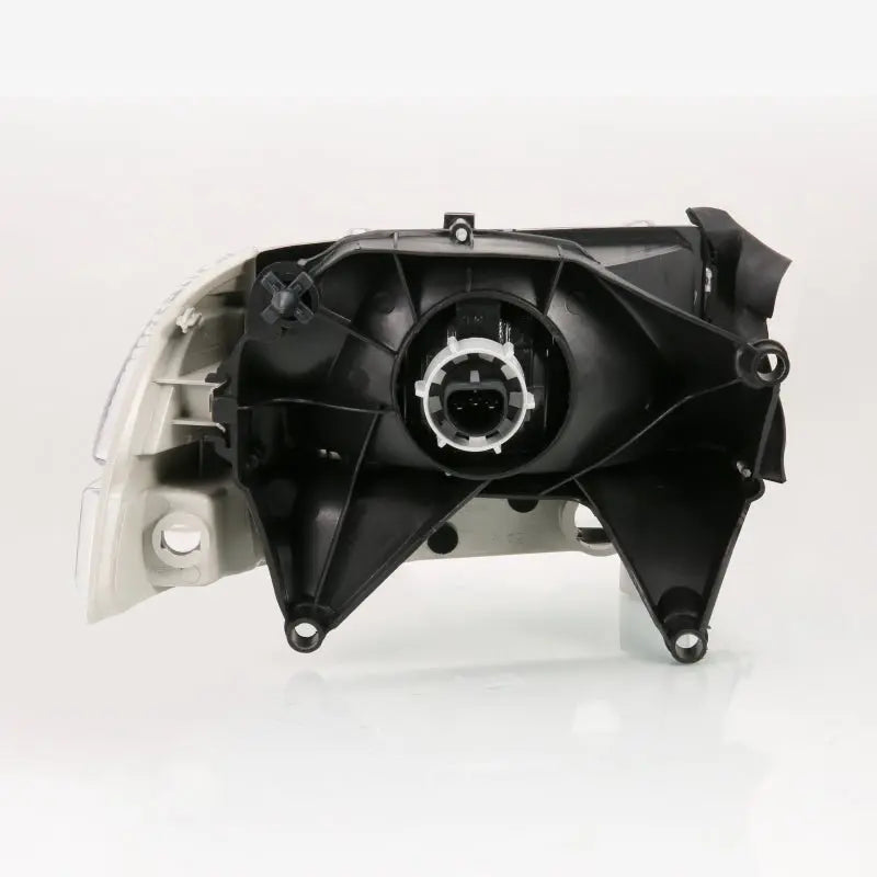 ANZO 1997-2004 Dodge Dakota Crystal Headlight Set Chrome Amber - Black Ops Auto Works