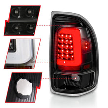 Load image into Gallery viewer, ANZO 1997-2004 Dodge Dakota LED Taillights Black Housing Clear Lens Pair ANZO ANZ311347