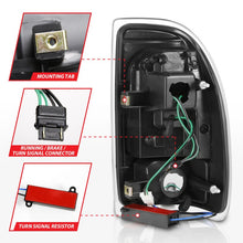 Load image into Gallery viewer, ANZO 1997-2004 Dodge Dakota LED Taillights Black Housing Clear Lens Pair ANZO ANZ311347