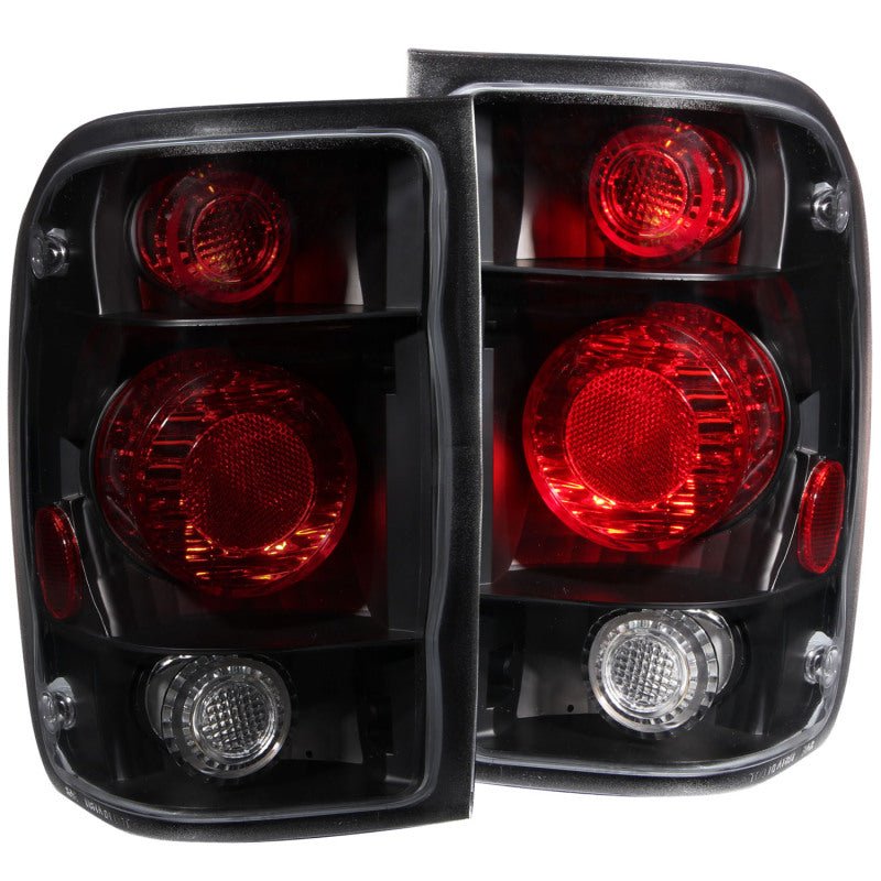 ANZO 1998-2000 Ford Ranger Taillights Dark Smoke G2 ANZO ANZ211178