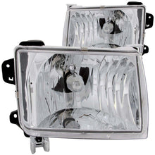 Load image into Gallery viewer, ANZO 1998-2000 Nissan Frontier Crystal Headlights Chrome - Black Ops Auto Works
