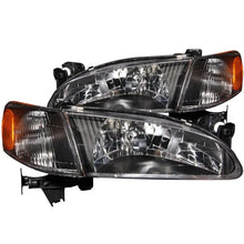 Load image into Gallery viewer, ANZO 1998-2000 Toyota Corolla Crystal Headlights Black ANZO ANZ121131