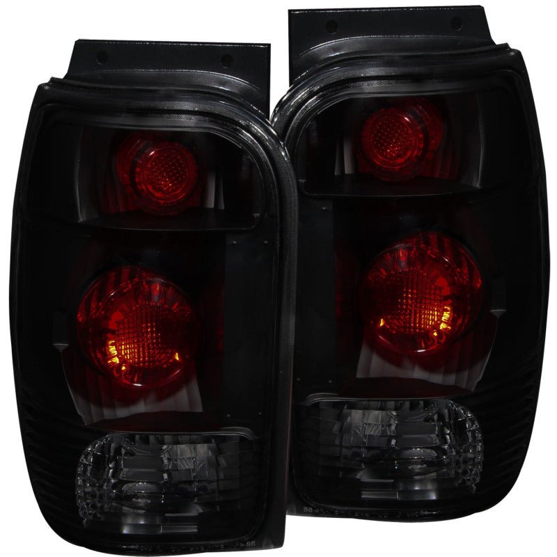 ANZO 1998-2001 Ford Explorer Taillights Dark Smoke ANZO ANZ221186