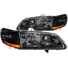 Load image into Gallery viewer, ANZO 1998-2002 Honda Accord Crystal Headlights Black ANZO ANZ121052