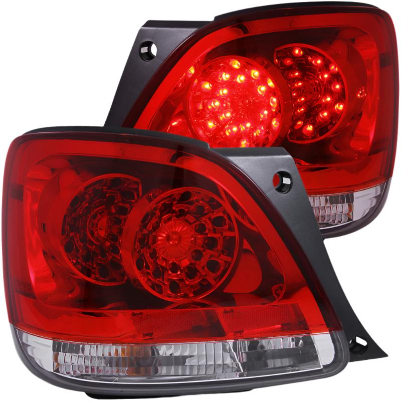 ANZO 1998-2005 Lexus Gs300 LED Taillights Red/Clear ANZO ANZ321101