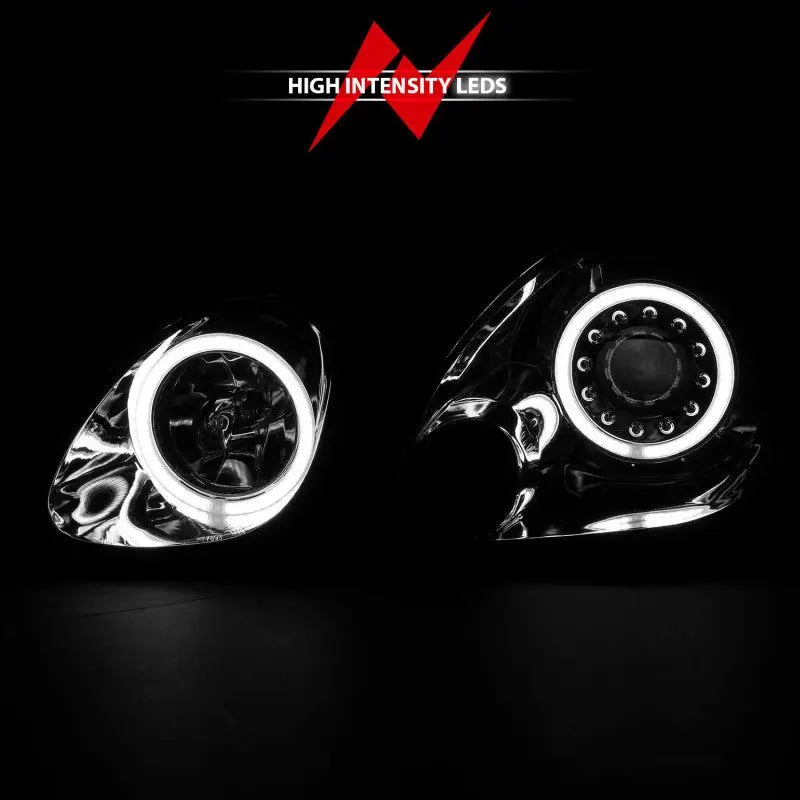 ANZO 1998-2005 Lexus Gs300 Projector Headlights w/ Halo Chrome - Black Ops Auto Works