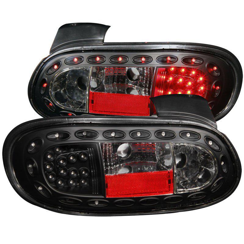 ANZO 1998-2005 Mazda Miata LED Taillights Black - Black Ops Auto Works