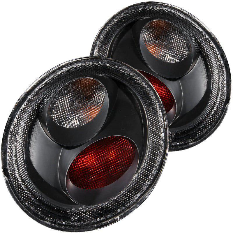 ANZO 1998-2005 Volkswagen Beetle Taillights Black ANZO ANZ221119