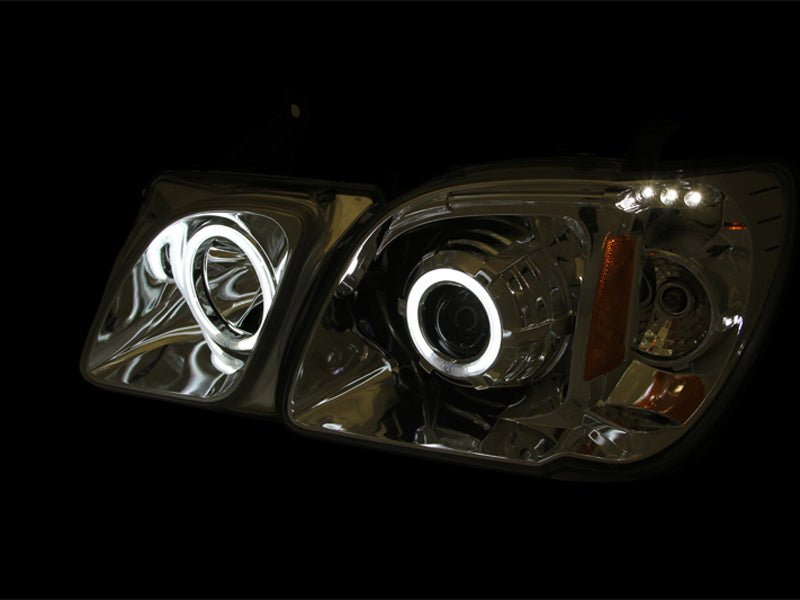 ANZO 1998-2007 Lexus Lx470 Projector Headlights w/ Halo Chrome (CCFL) ANZO ANZ111169