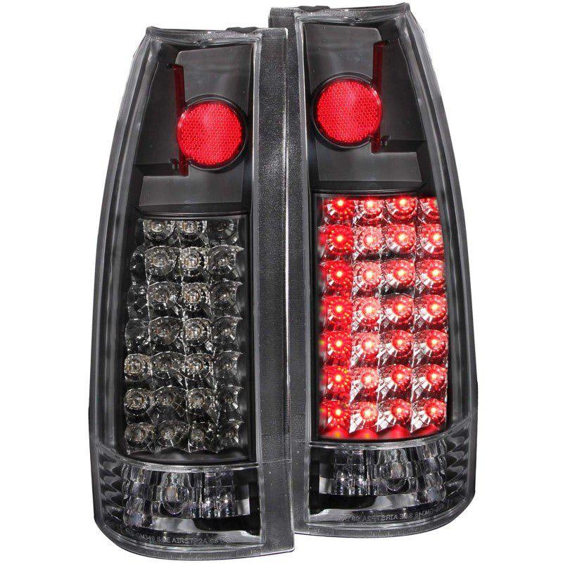 ANZO 1999-2000 Cadillac Escalade LED Taillights Black ANZO ANZ311006