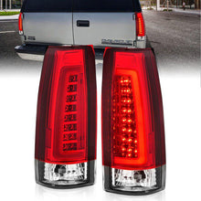 Load image into Gallery viewer, ANZO 1999-2000 Cadillac Escalade LED Taillights Chrome Housing Red/Clear Lens Pair ANZO ANZ311346