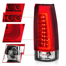 Load image into Gallery viewer, ANZO 1999-2000 Cadillac Escalade LED Taillights Chrome Housing Red/Clear Lens Pair ANZO ANZ311346