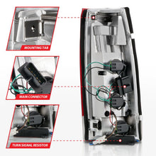 Load image into Gallery viewer, ANZO 1999-2000 Cadillac Escalade LED Taillights Chrome Housing Red/Clear Lens Pair ANZO ANZ311346