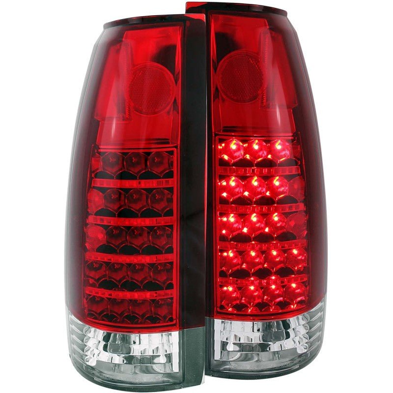 ANZO 1999-2000 Cadillac Escalade LED Taillights Red/Clear ANZO ANZ311057