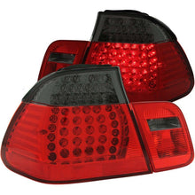 Load image into Gallery viewer, ANZO 1999-2001 BMW 3 Series E46 LED Taillights Red/Smoke 2pc - Black Ops Auto Works