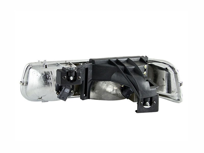 ANZO 1999-2002 Chevrolet Silverado 1500 Crystal Headlights Chrome ANZO ANZ111011