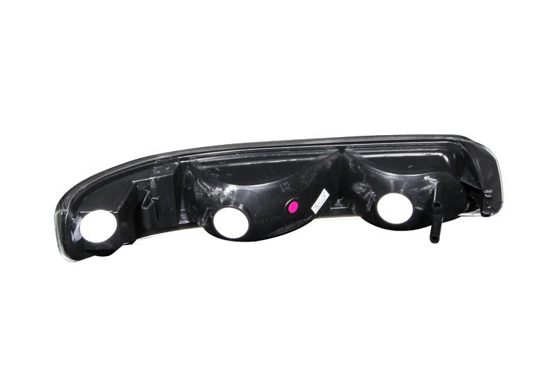 ANZO 1999-2002 Chevrolet Silverado 1500 Euro Parking Lights Black w/ Amber Reflector ANZO ANZ511065