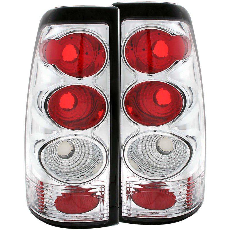 ANZO 1999-2002 Chevrolet Silverado 1500 Taillights Chrome ANZO ANZ211023