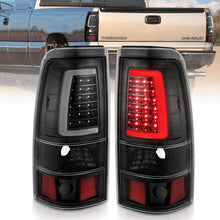 Load image into Gallery viewer, ANZO 1999-2002 Chevy Silverado 1500 LED Taillights Plank Style Black w/Clear Lens ANZO ANZ311330