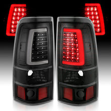 Load image into Gallery viewer, ANZO 1999-2002 Chevy Silverado 1500 LED Taillights Plank Style Black w/Clear Lens ANZO ANZ311330