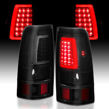 Load image into Gallery viewer, ANZO 1999-2002 Chevy Silverado 1500 LED Taillights Plank Style Black w/Smoke Lens - Black Ops Auto Works