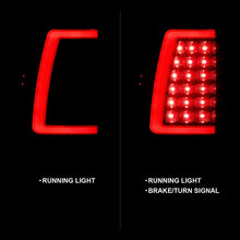 Load image into Gallery viewer, ANZO 1999-2002 Chevy Silverado 1500 LED Taillights Plank Style Black w/Smoke Lens - Black Ops Auto Works